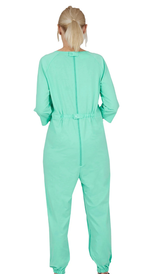 Women's Green Easy Dressing Jumpsuit