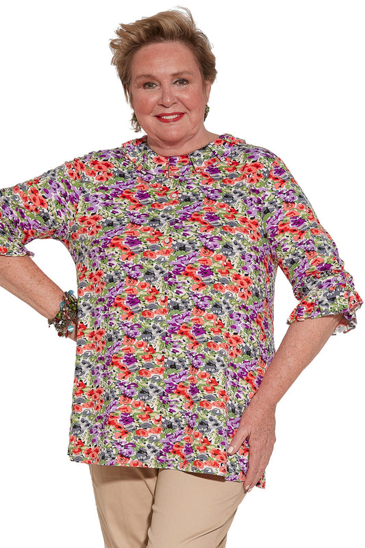 Senior Womens Assisted Dressing Shirt | Art in Aging