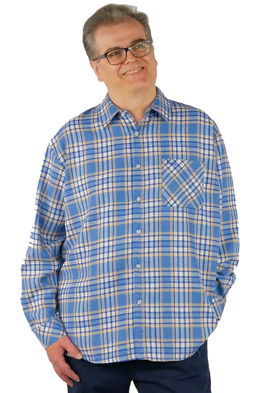 Men's Easy Dress Adaptive Dress Shirt | Art in Aging