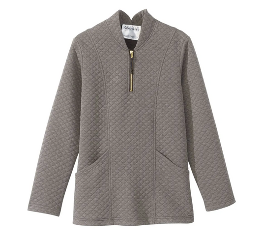 Women's Easy Dressing Open Back Track Suit Top | Art in Aging