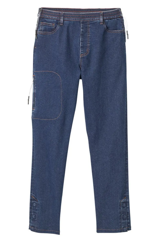 Wheelchair Friendly Women's Side Zip Jeans | Art in Aging