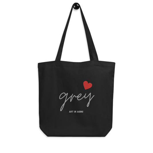 Grey Tote Bag | Art in Aging