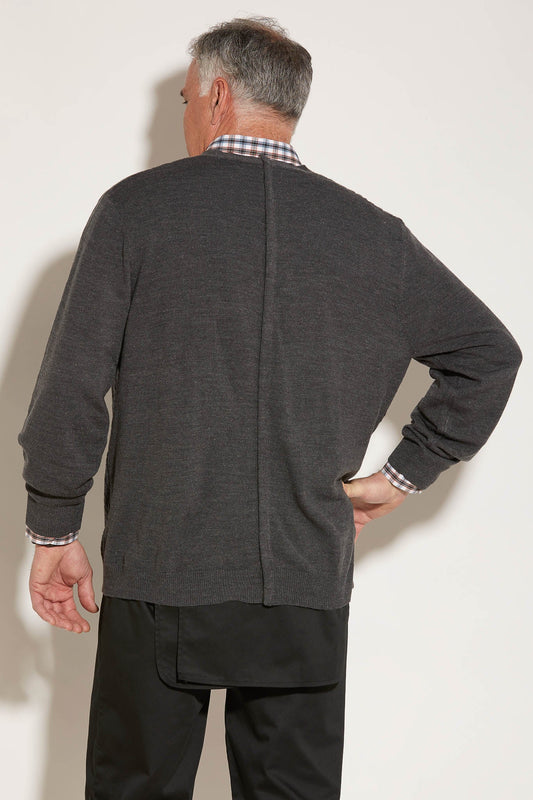 Adaptive Cardigan for Senior Men | Art in Aging