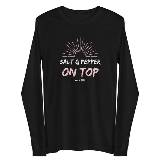 Salt & Pepper on Top Long Sleeve Shirt | Art in Aging