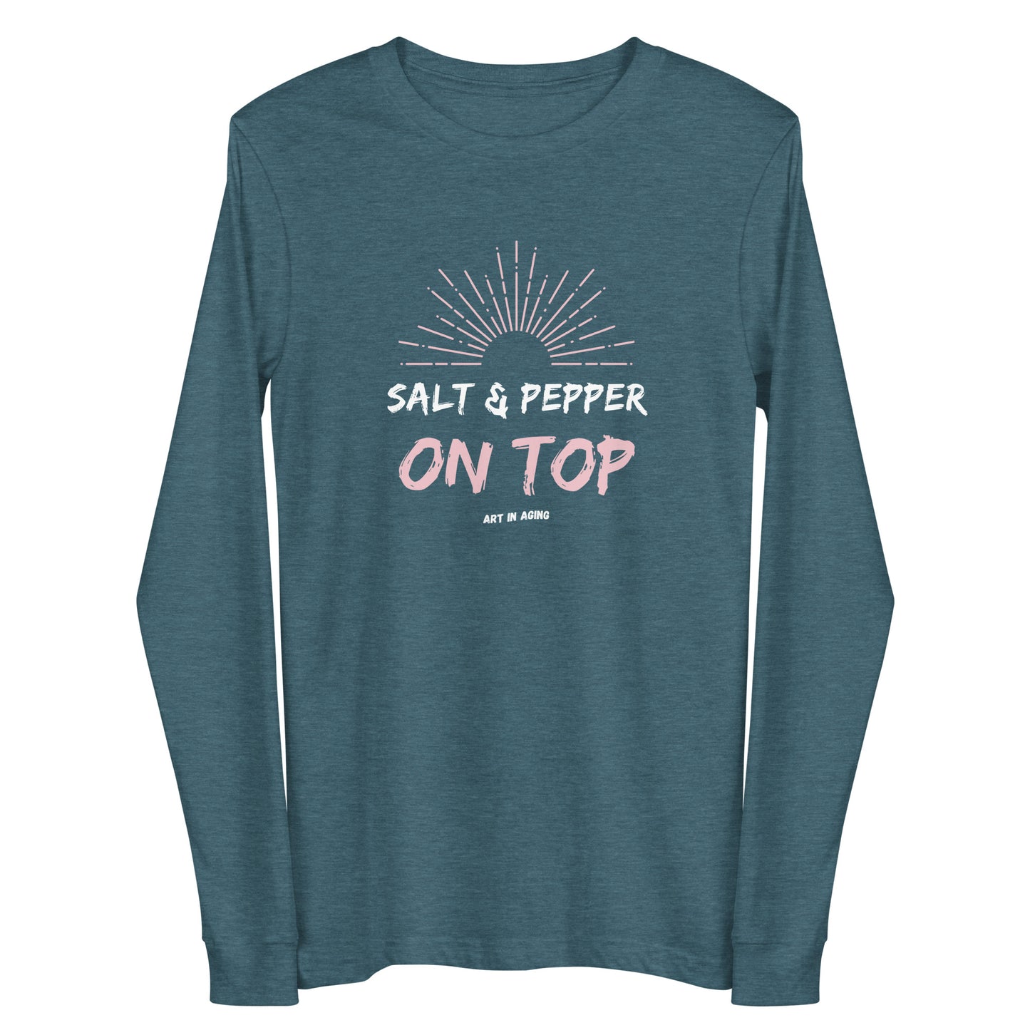 Salt & Pepper on Top Long Sleeve Shirt | Art in Aging