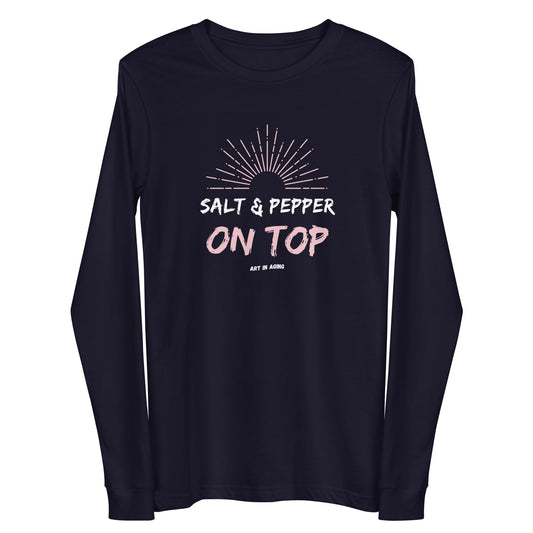Salt & Pepper on Top Long Sleeve Shirt | Art in Aging