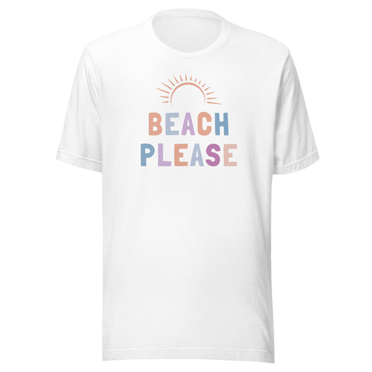 Beach Please T-Shirt | Art in Aging