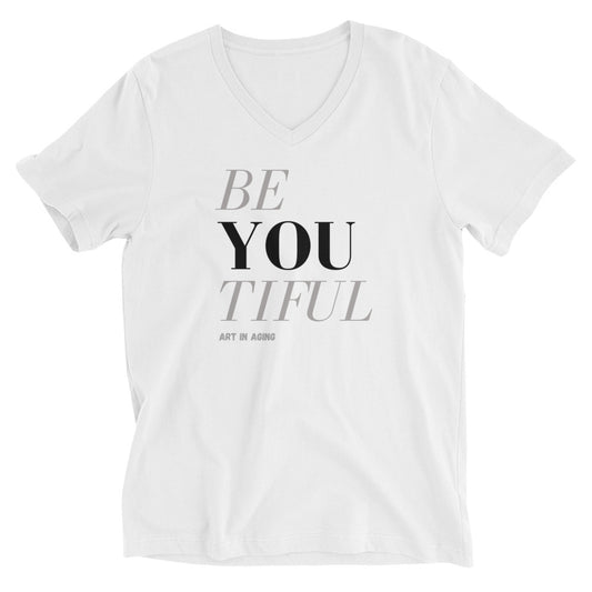 Beyoutiful V-Neck T-Shirt | Art in Aging