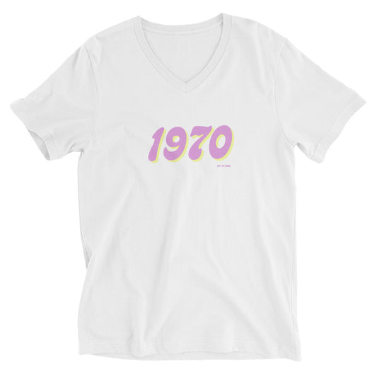1970 V-Neck Tee | Art in Aging