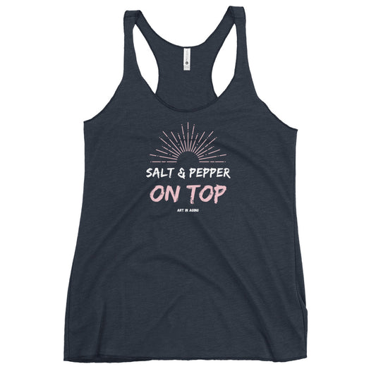 Salt & Pepper on Top Tank Top | Art in Aging