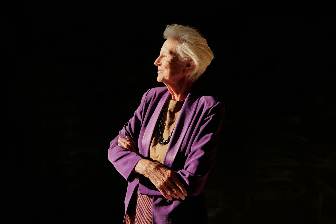 Older woman feminist and strong