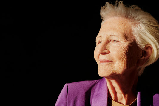 Wise older woman portrait