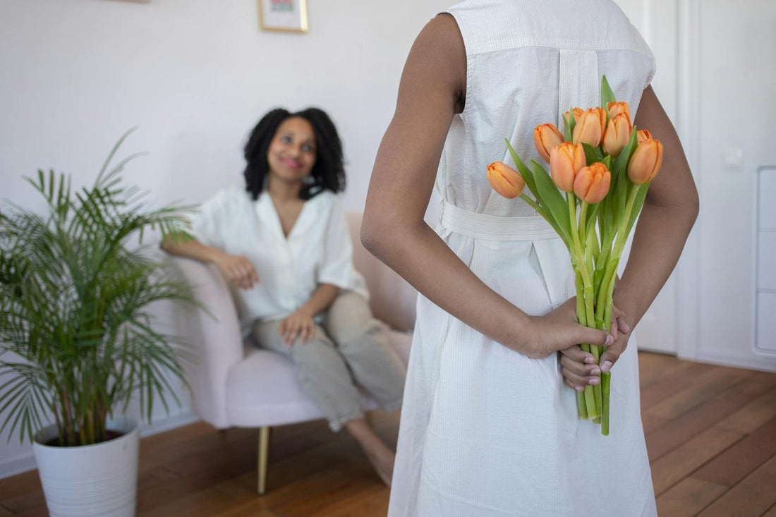 Mother's day gift for silver-haired woman