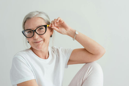 The Best Glasses Frames for Grey Hair: What Opticians Won't Always Tell You