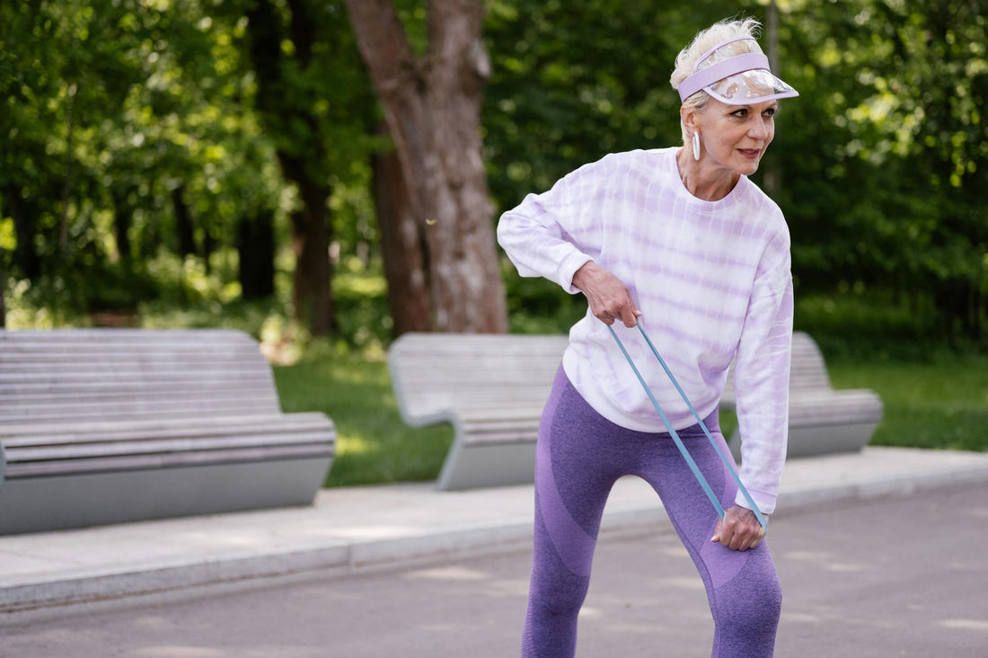 Healthy senior woman lifestyle