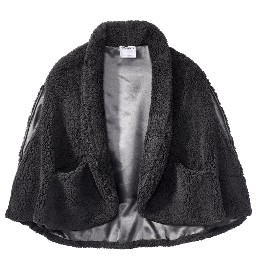 Women's Adaptive Wheelchair Cape Plush Shawl