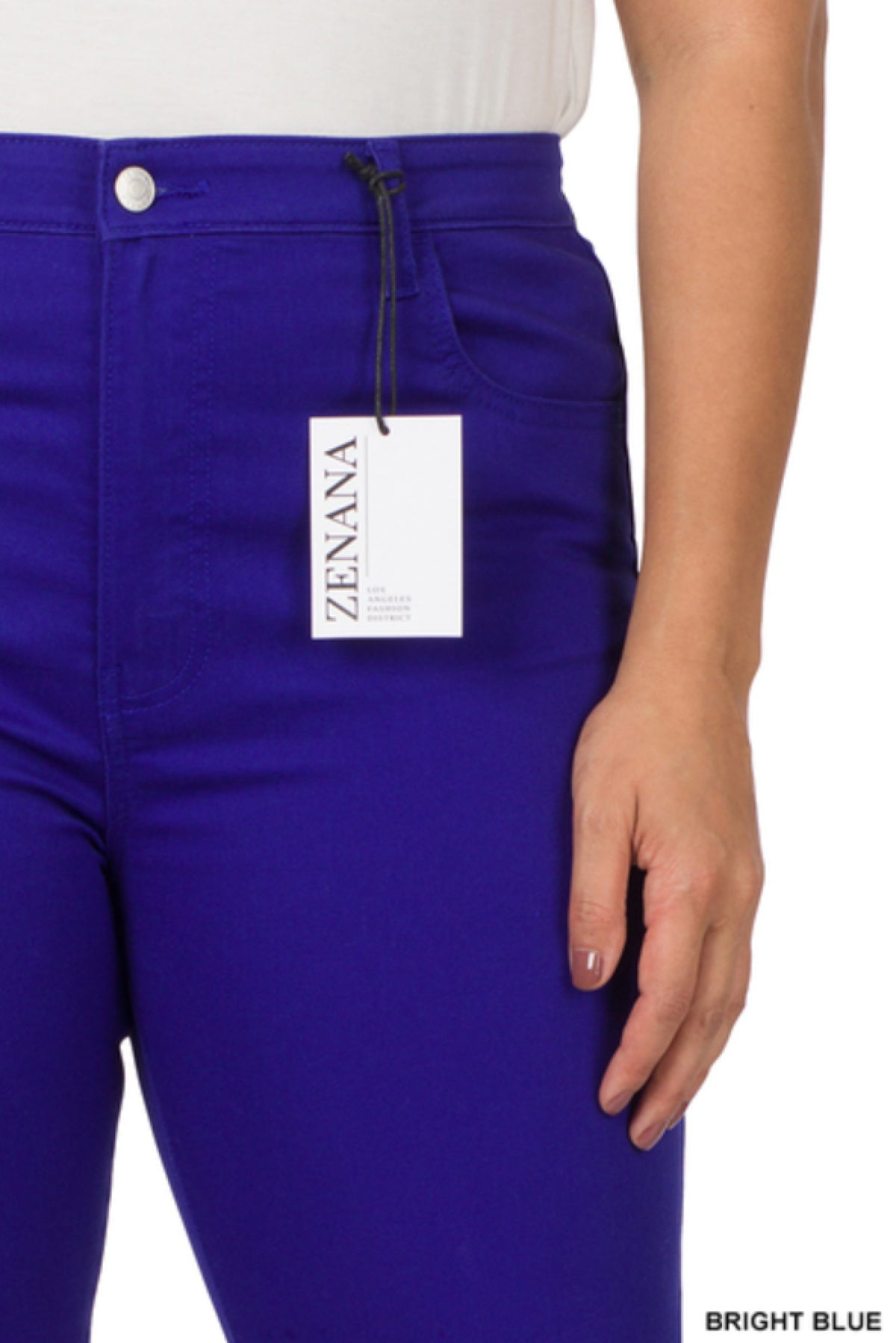 Zenana Plus Size High Rise Super Flare Denim Pants | Art in Aging