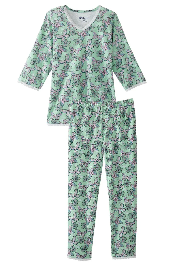 Open Back Top & Pull-On Pant Pajama Set | Art in Aging