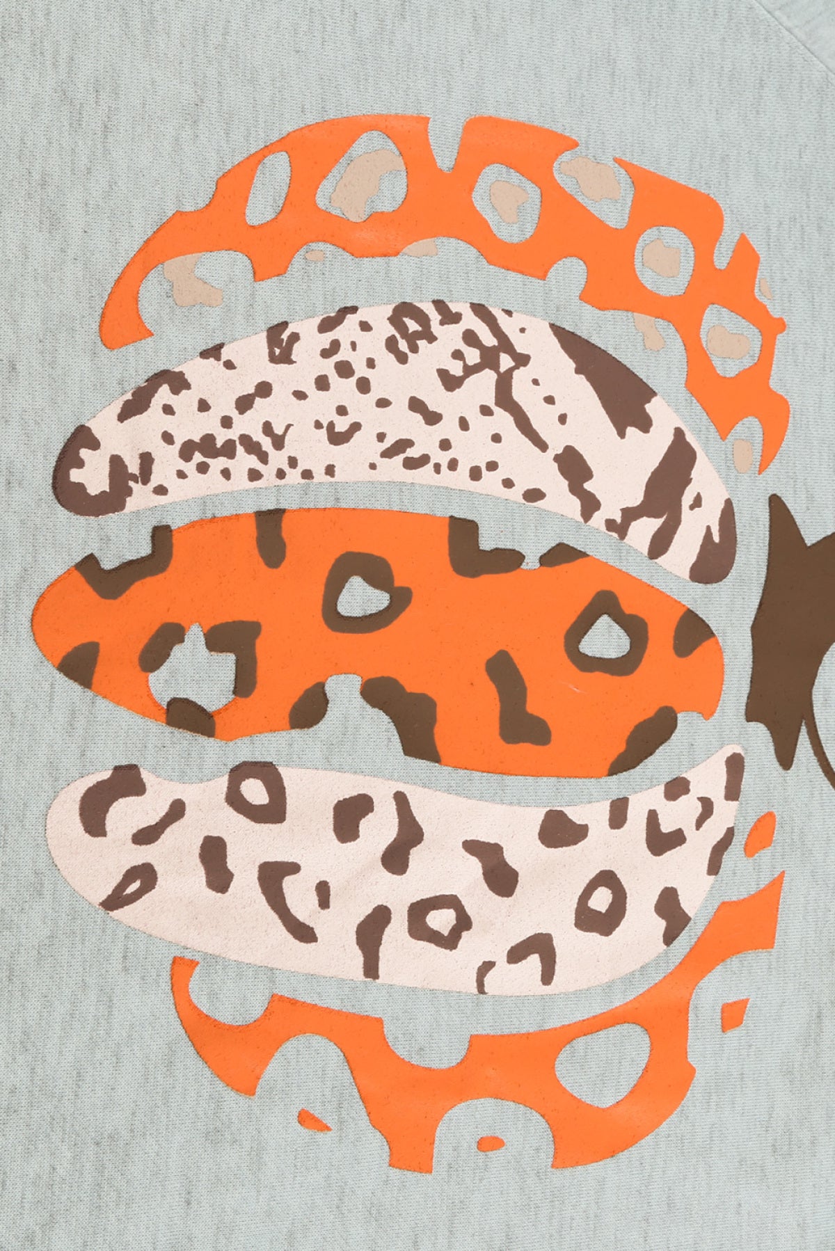 Halloween Pumpkin Leopard Print Plus Size Sweatshirt | Art in Aging