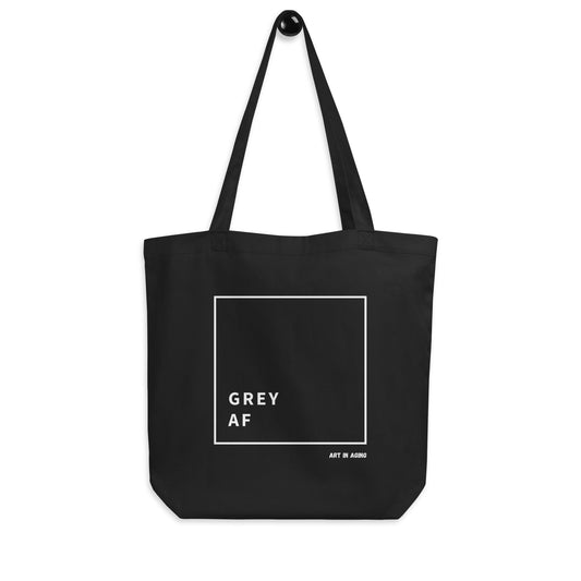 Grey AF Tote Bag | Art in Aging