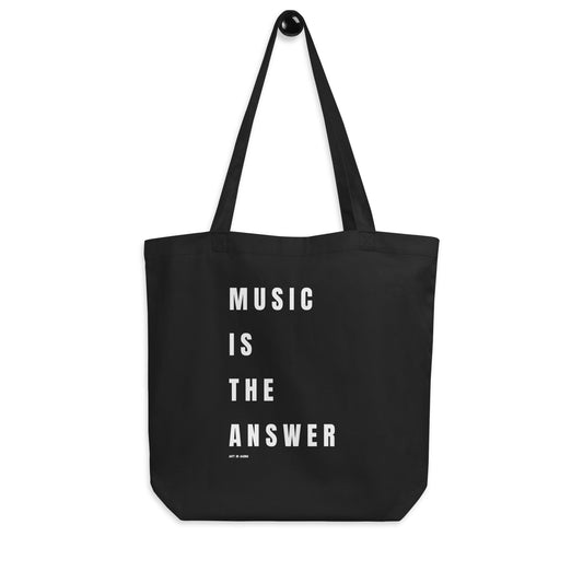 Music is the Answer Tote Bag | Art in Aging