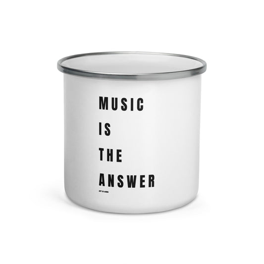 Music is the Answer Coffee Mug | Art in Aging