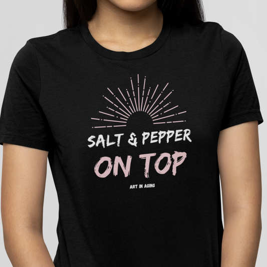Salt and Pepper on Top T-Shirt | Art in Aging