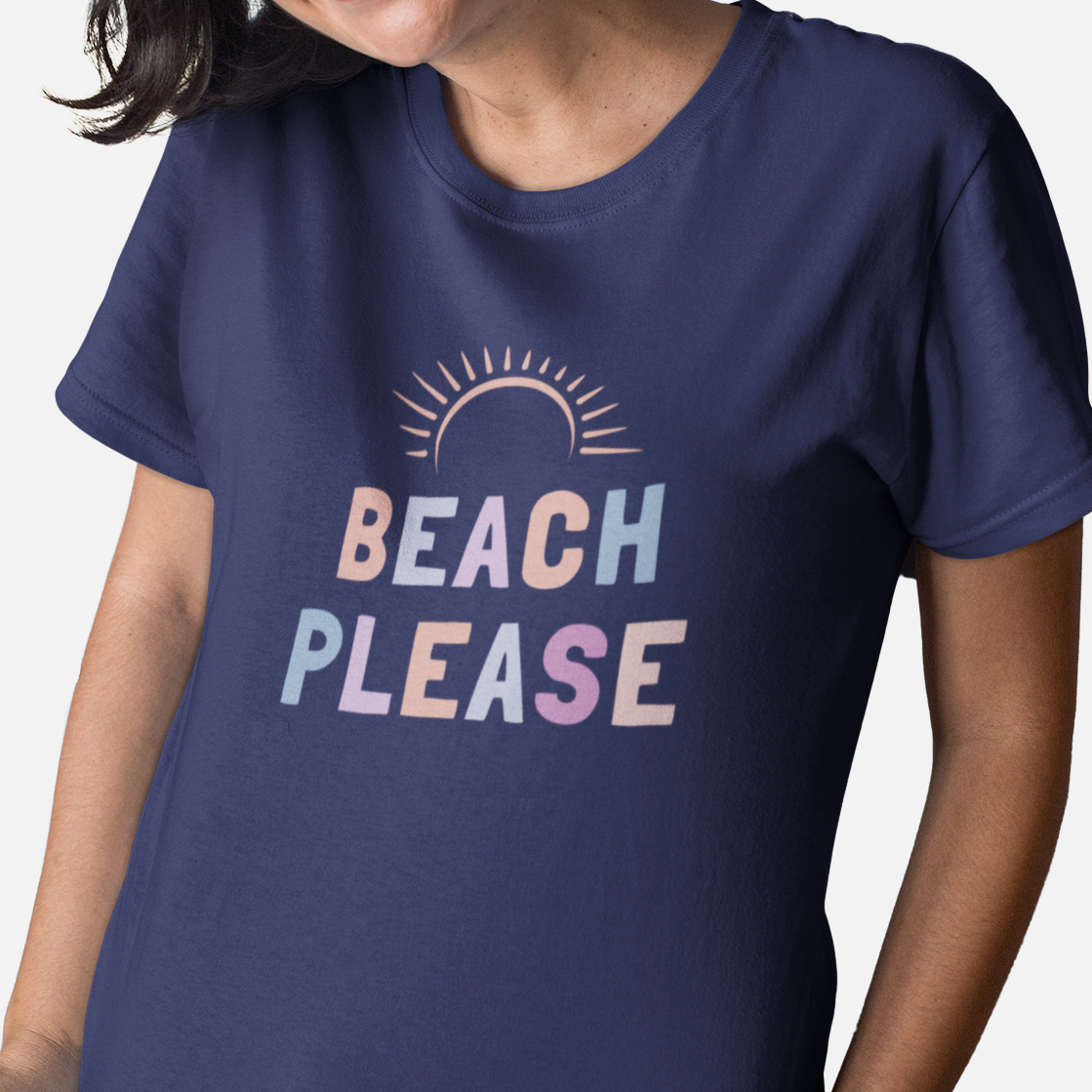 Beach Please T-Shirt | Art in Aging