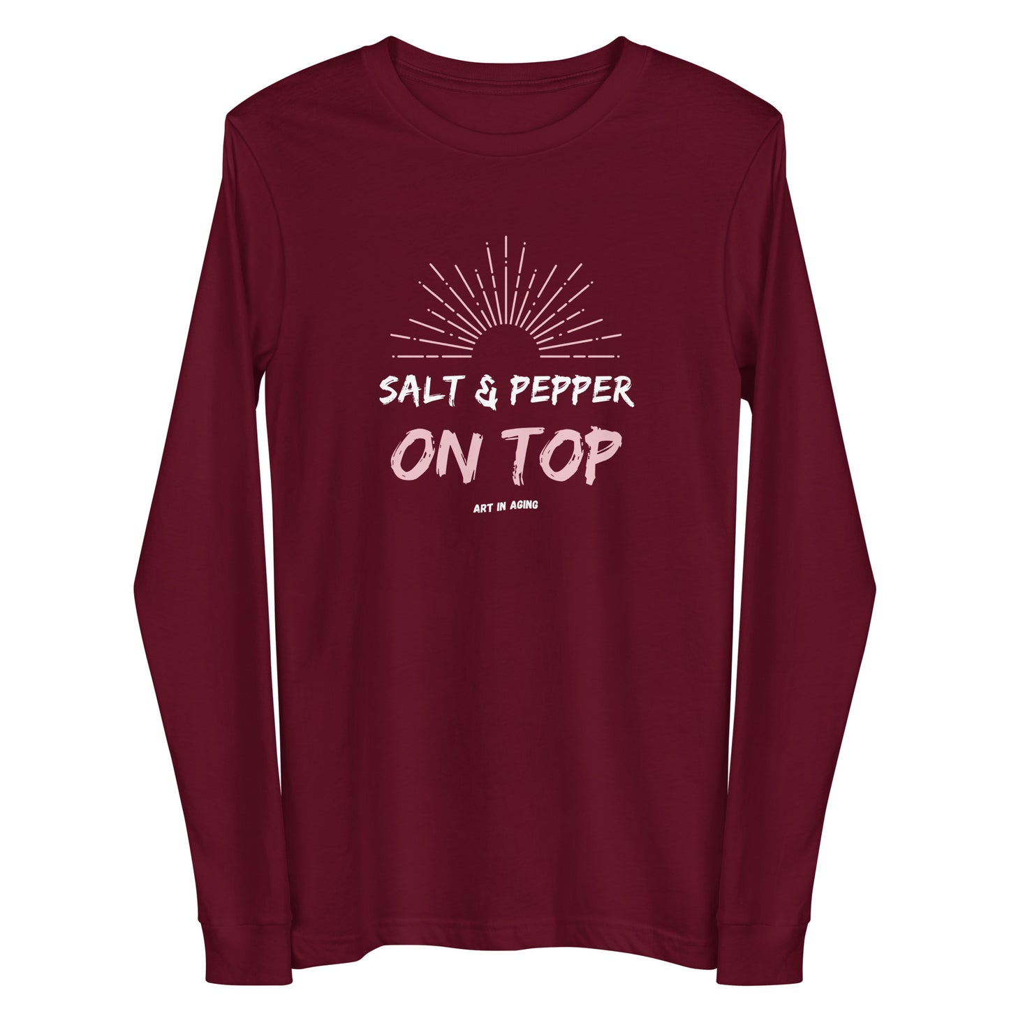 Salt & Pepper on Top Long Sleeve Shirt | Art in Aging