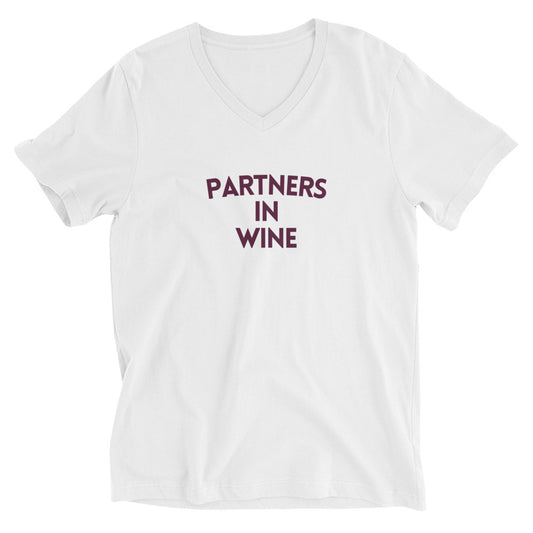 Partners in Wine V-Neck Shirt | Art in Aging