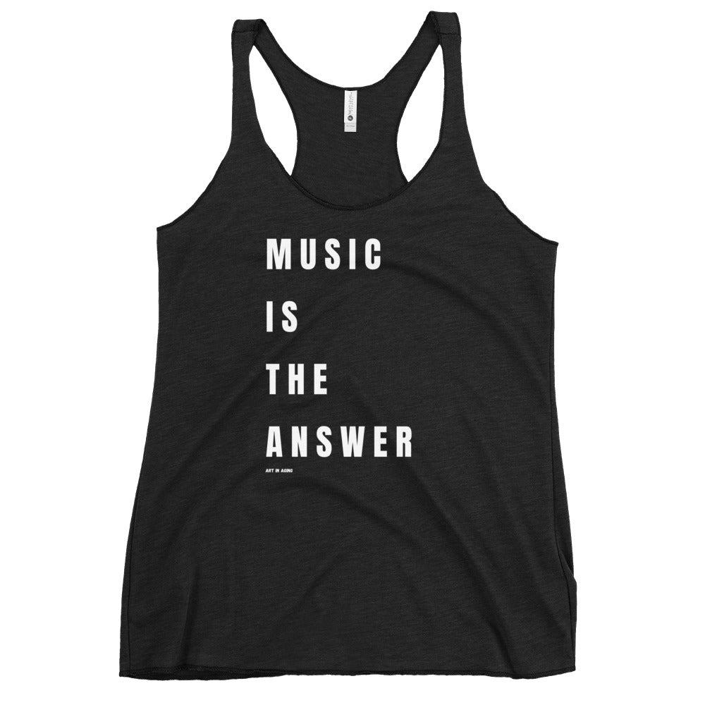 Music is the Answer Tank Top | Art in Aging